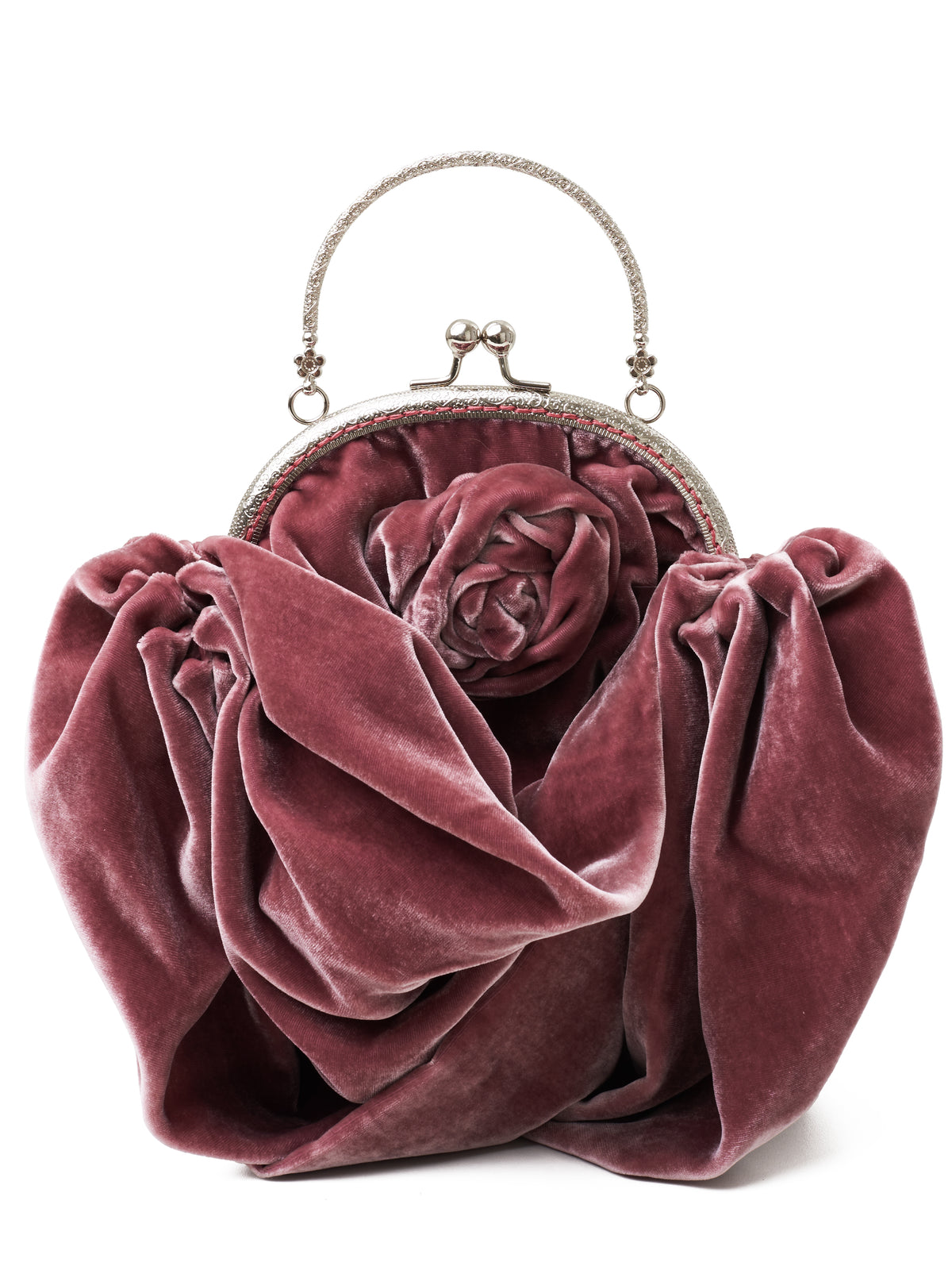 “Dried Rose” Velvet Bag