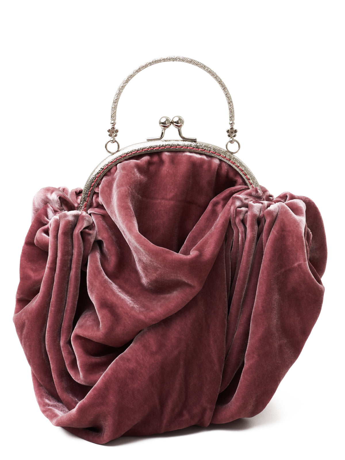“Dried Rose” Velvet Bag